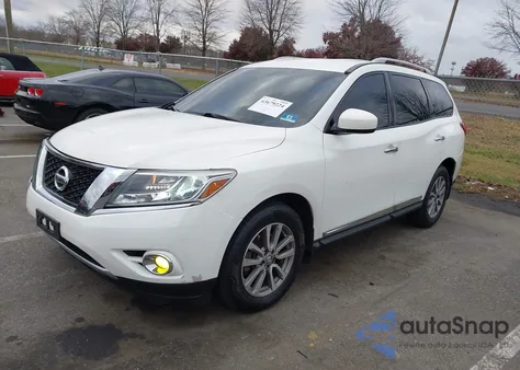 2014 Nissan Pathfinder Sl z USA, uszkodzony, nr VIN 5N1AR2MM6EC735361